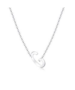 Letter G Silver Necklace SPE-5521